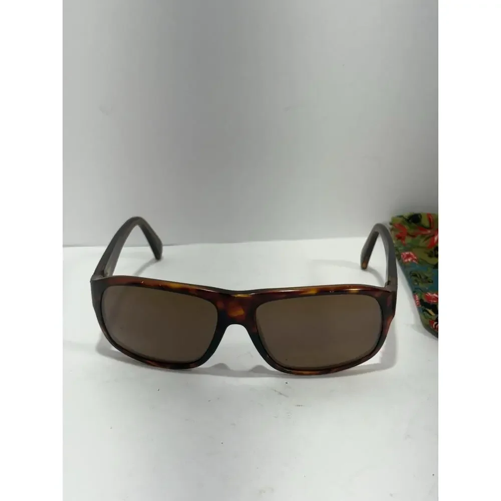 Maui Jim Free Dive Brown Tortoise Sunglasses with Soft MJ Case Made Italy READ**